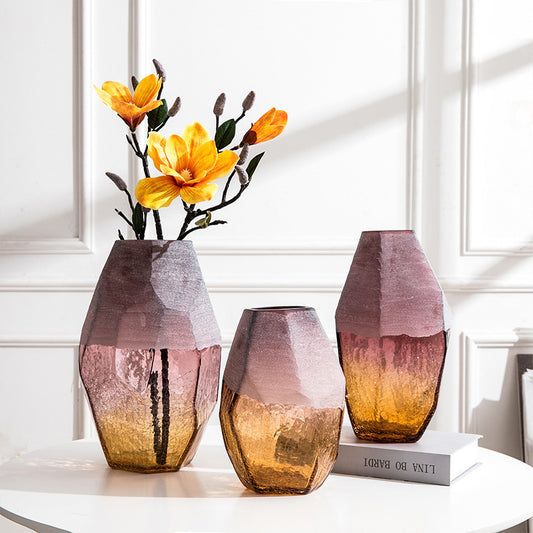 Handmade Colored Glass Vase